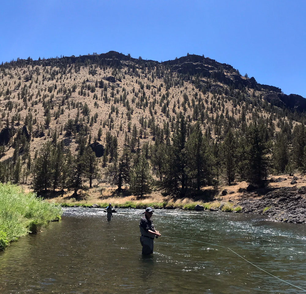 A Bend, Oregon fly fishing guide trip on the Crooked River.